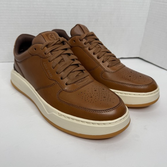 Cole Haan Men's GrandPro Crossover Sneaker British Tan Ivory Size 7.5 M C36474 - Picture 1 of 10